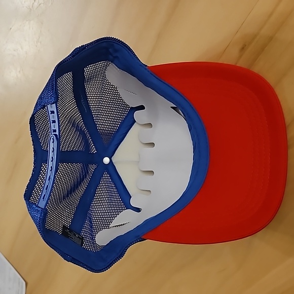 MIRMARU Baseball Cap Hat with Sparkly Puff Print USA  NWT - Picture 5 of 6